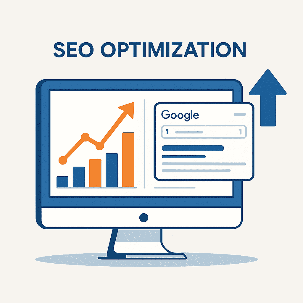 SEO оптимизация – графика с растеж в Google резултати, от martin-parvanov.com